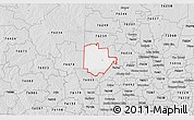 Silver Style 3D Map of ZIP code 76247