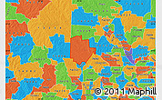 Political Map of ZIP code 76247