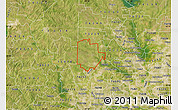 Satellite Map of ZIP code 76247