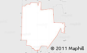 Silver Style Simple Map of ZIP code 76247