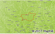 Physical 3D Map of ZIP code 76258