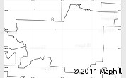Blank Simple Map of ZIP code 76258, no labels