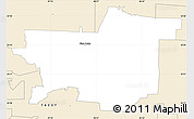 Classic Style Simple Map of ZIP code 76258