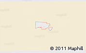 Classic Style 3D Map of ZIP code 76259, single color outside