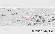 Silver Style Panoramic Map of ZIP code 76259