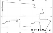 Blank Simple Map of ZIP code 76259, cropped outside