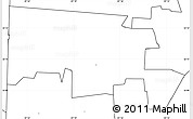 Blank Simple Map of ZIP code 76259, no labels