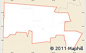 Classic Style Simple Map of ZIP code 76259