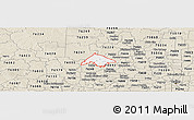 Classic Style Panoramic Map of ZIP code 76262