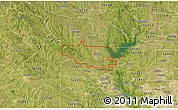 Satellite 3D Map of ZIP code 76266