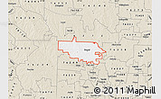 Classic Style Map of ZIP code 76266