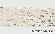 Classic Style Panoramic Map of ZIP code 76266