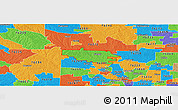 Political Panoramic Map of ZIP code 76266