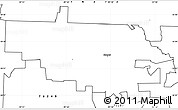 Blank Simple Map of ZIP code 76266