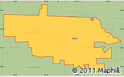Savanna Style Simple Map of ZIP code 76266