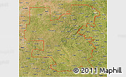 Satellite 3D Map of ZIP codes starting with 764