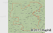 Savanna Style 3D Map of ZIP codes starting with 764