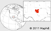 Blank Location Map of ZIP codes starting with 764