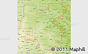 Physical Map of ZIP codes starting with 764