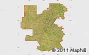 Satellite Map of ZIP codes starting with 764, cropped outside
