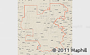Shaded Relief Map of ZIP codes starting with 764