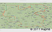 Savanna Style Panoramic Map of ZIP codes starting with 764