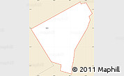 Classic Style Simple Map of ZIP code 76436