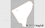 Gray Simple Map of ZIP code 76436