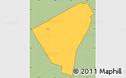 Savanna Style Simple Map of ZIP code 76436