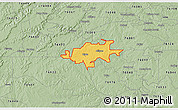 Savanna Style 3D Map of ZIP code 76462