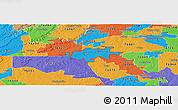 Political Panoramic Map of ZIP code 76462