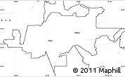 Blank Simple Map of ZIP code 76462
