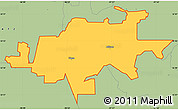 Savanna Style Simple Map of ZIP code 76462