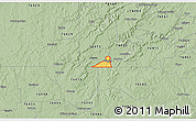 Savanna Style 3D Map of ZIP code 76463