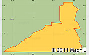 Savanna Style Simple Map of ZIP code 76463