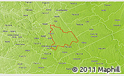 Physical 3D Map of ZIP code 76501
