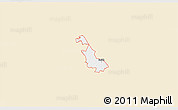 Classic Style 3D Map of ZIP code 76502, single color outside