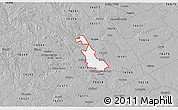 Gray 3D Map of ZIP code 76502