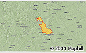 Savanna Style 3D Map of ZIP code 76502