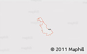 Silver Style 3D Map of ZIP code 76502, single color outside