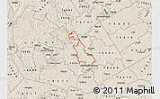 Shaded Relief Map of ZIP code 76502