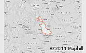 Silver Style Map of ZIP code 76502