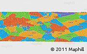 Political Panoramic Map of ZIP code 76502