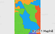 Political Simple Map of ZIP code 76502