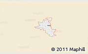 Classic Style 3D Map of ZIP code 76513, single color outside