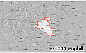 Gray 3D Map of ZIP code 76513