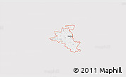 Silver Style 3D Map of ZIP code 76513, single color outside