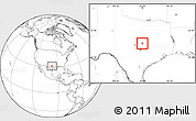 Blank Location Map of ZIP code 76513