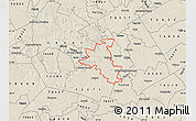 Shaded Relief Map of ZIP code 76513