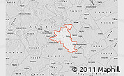 Silver Style Map of ZIP code 76513
